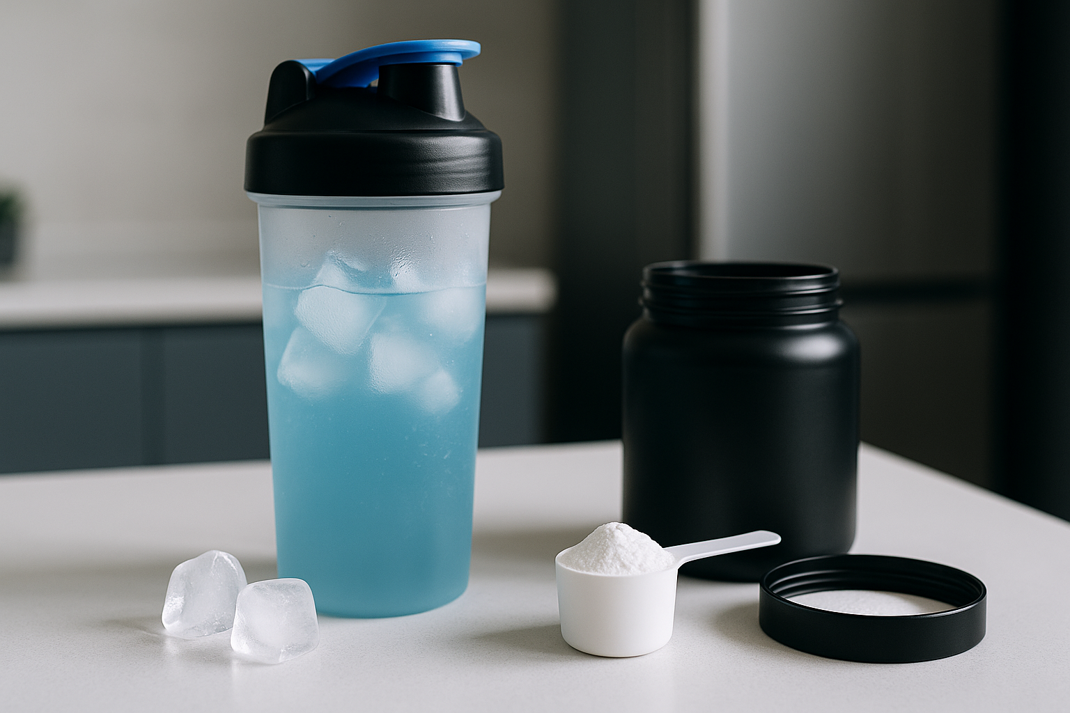 Peut-on mélanger la créatine dans des boissons froides ou congeler un shake? Oui — voici la façon la plus pratique