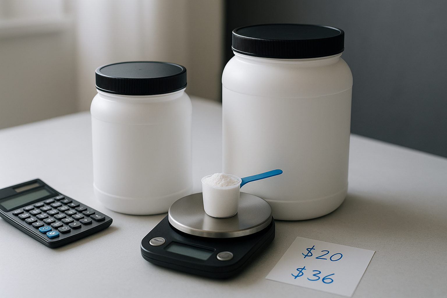 Creatine cost per gram: the only pricing metric that reliably finds the best value
