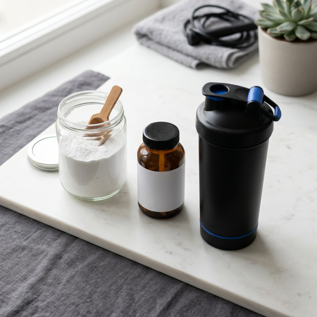 creatine and b12 — illustrative photo