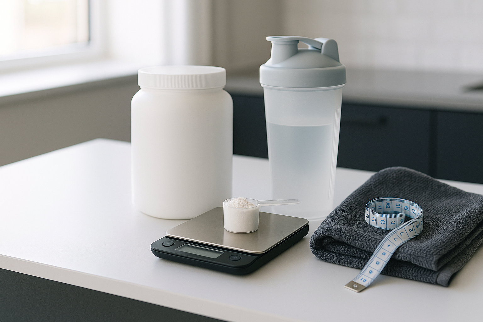 does creatine cause belly fat — illustrative photo