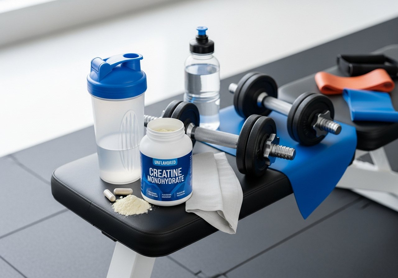 creatine and bone health — illustrative photo