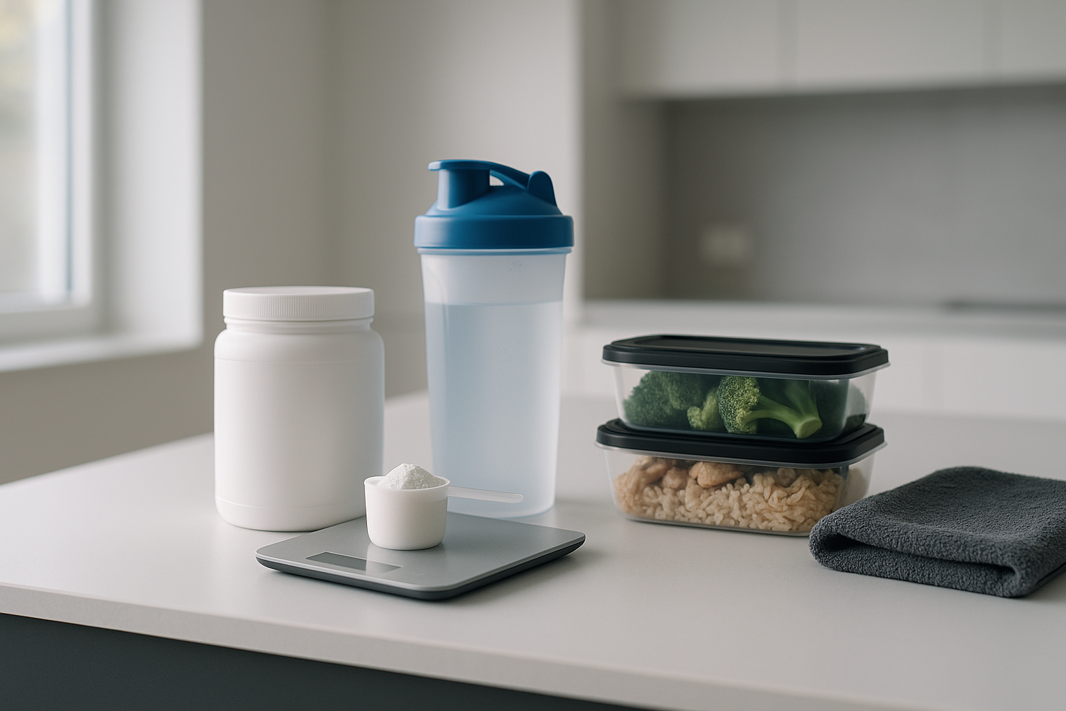 créatine en déficit calorique — photo illustrative