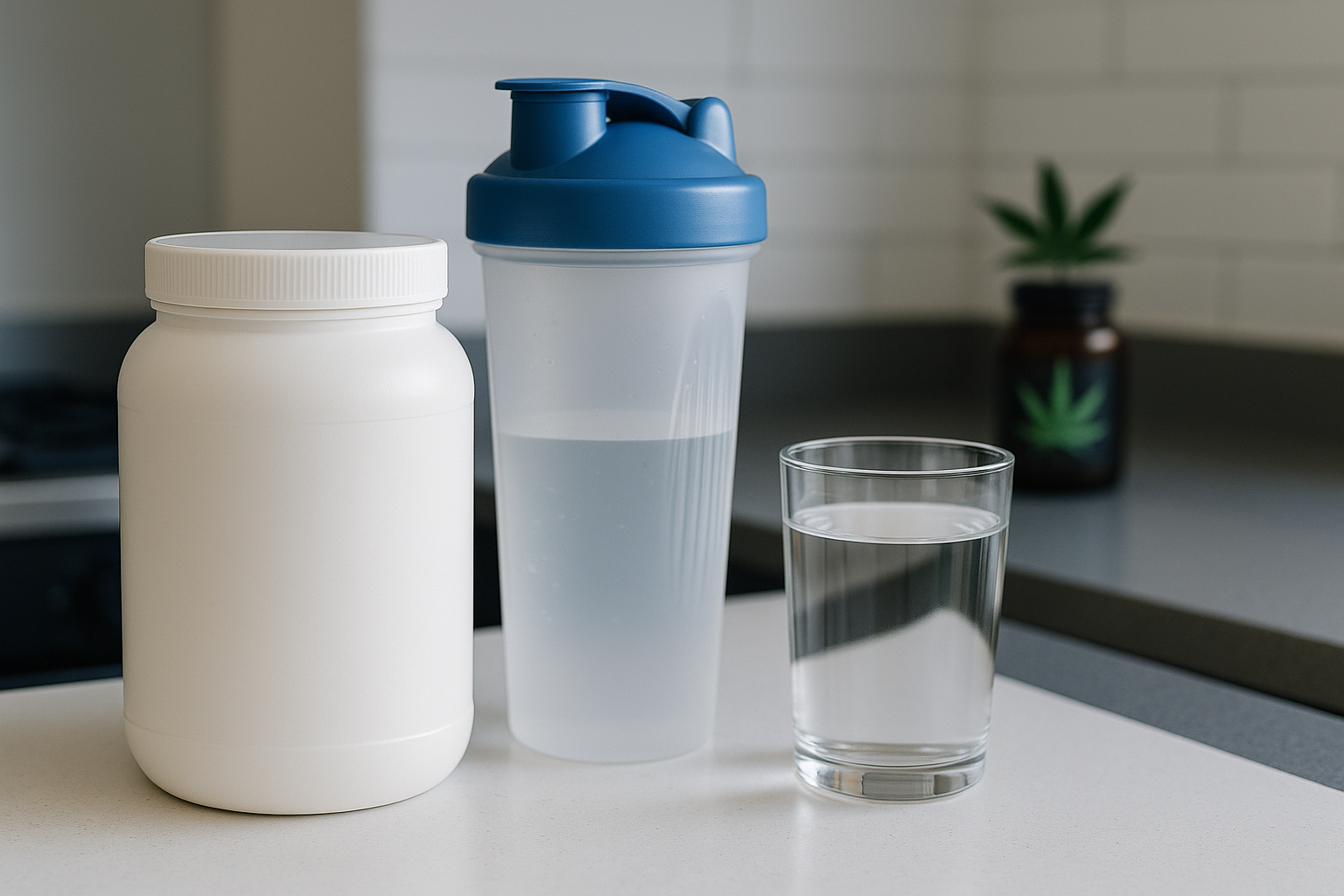 creatine and cannabis — illustrative photo