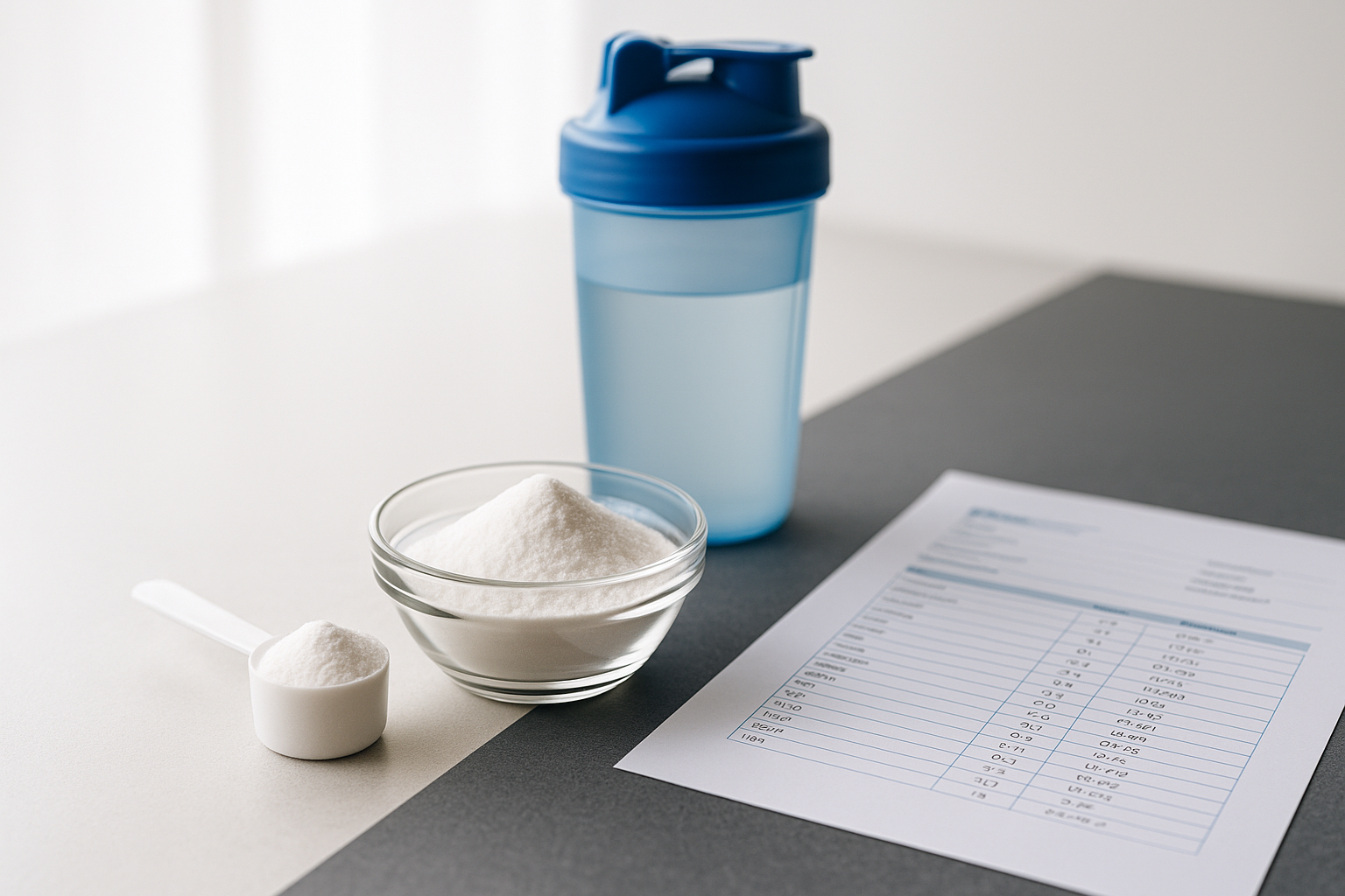 créatine et cholestérol — photo illustrative