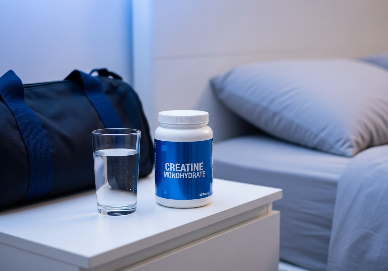 creatine and insomnia — illustrative photo