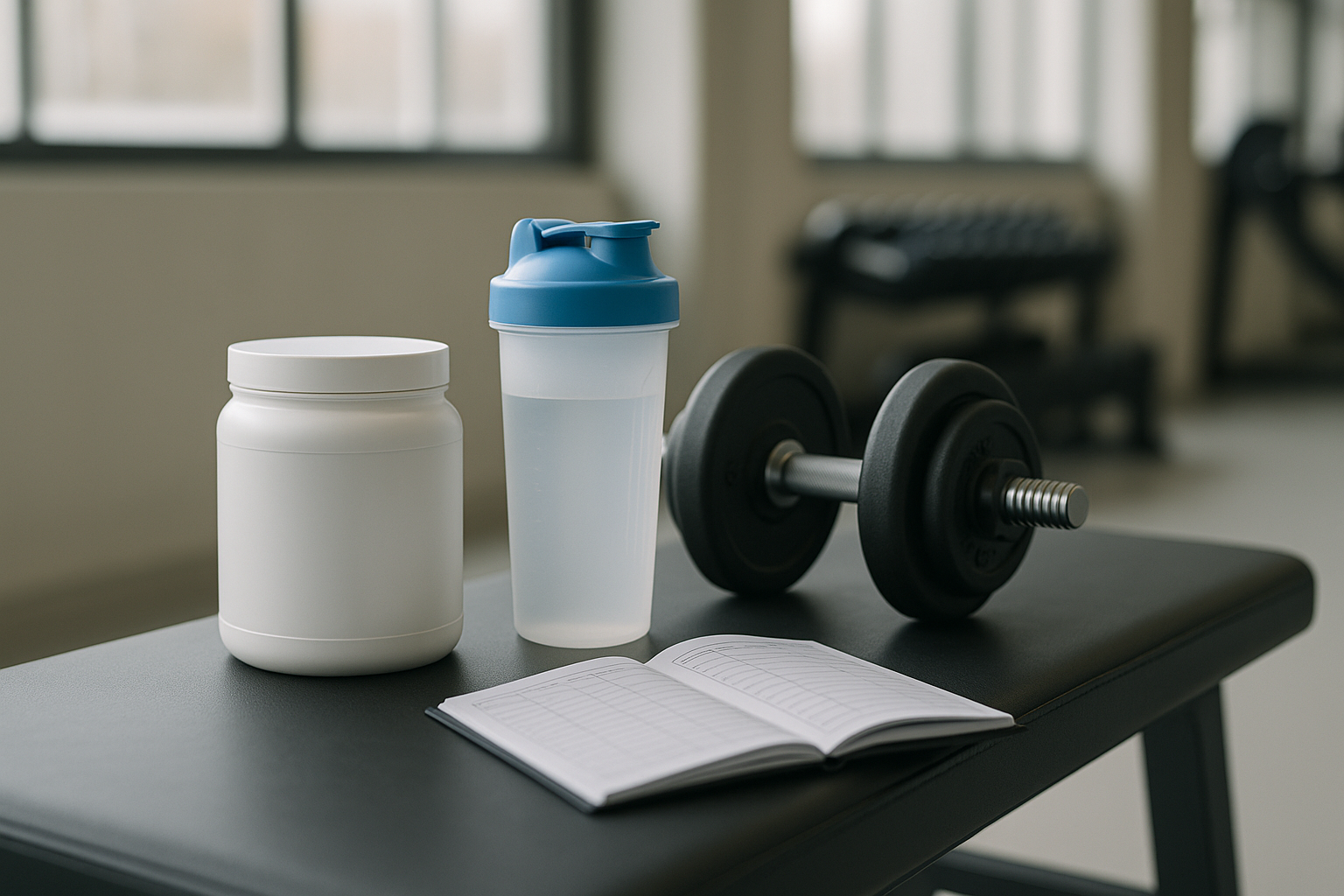 comment la créatine cause l’hypertrophie musculaire — photo illustrative