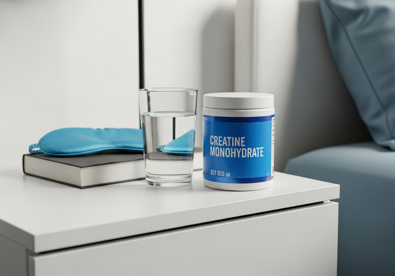 creatine and sleep — illustrative photo