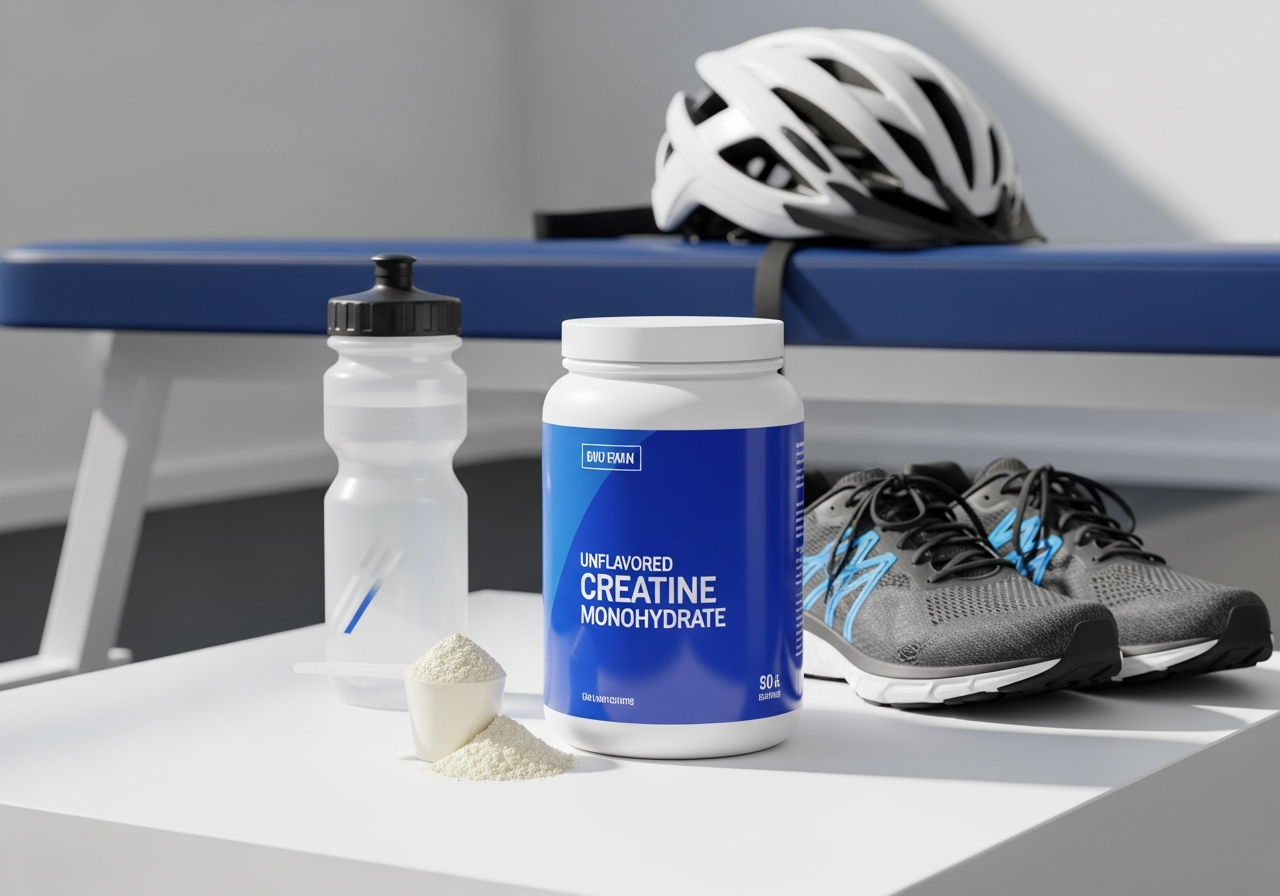 créatine pour les athlètes d’endurance — photo d’illustration