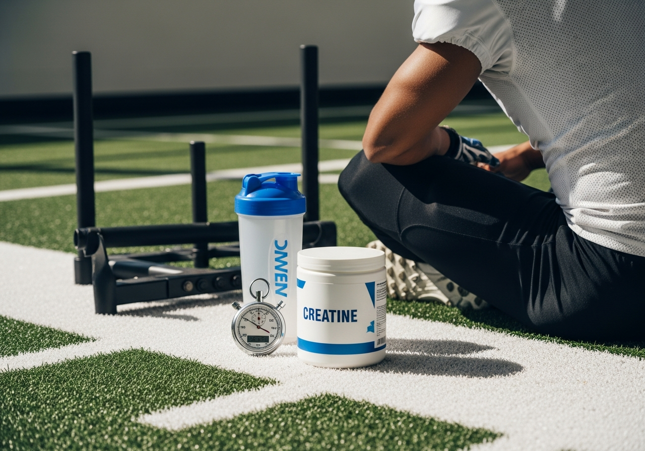 creatine for football — illustrative photo
