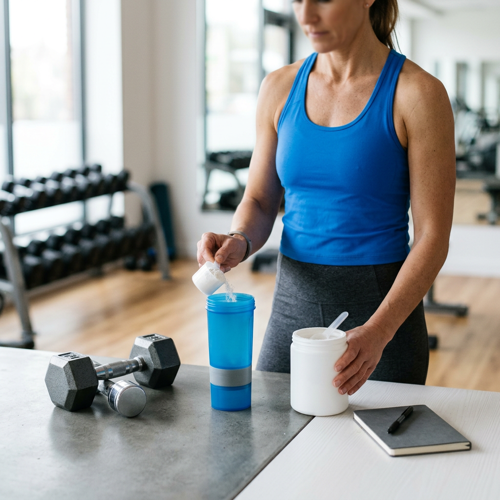 creatine for women during menopause — illustrative photo