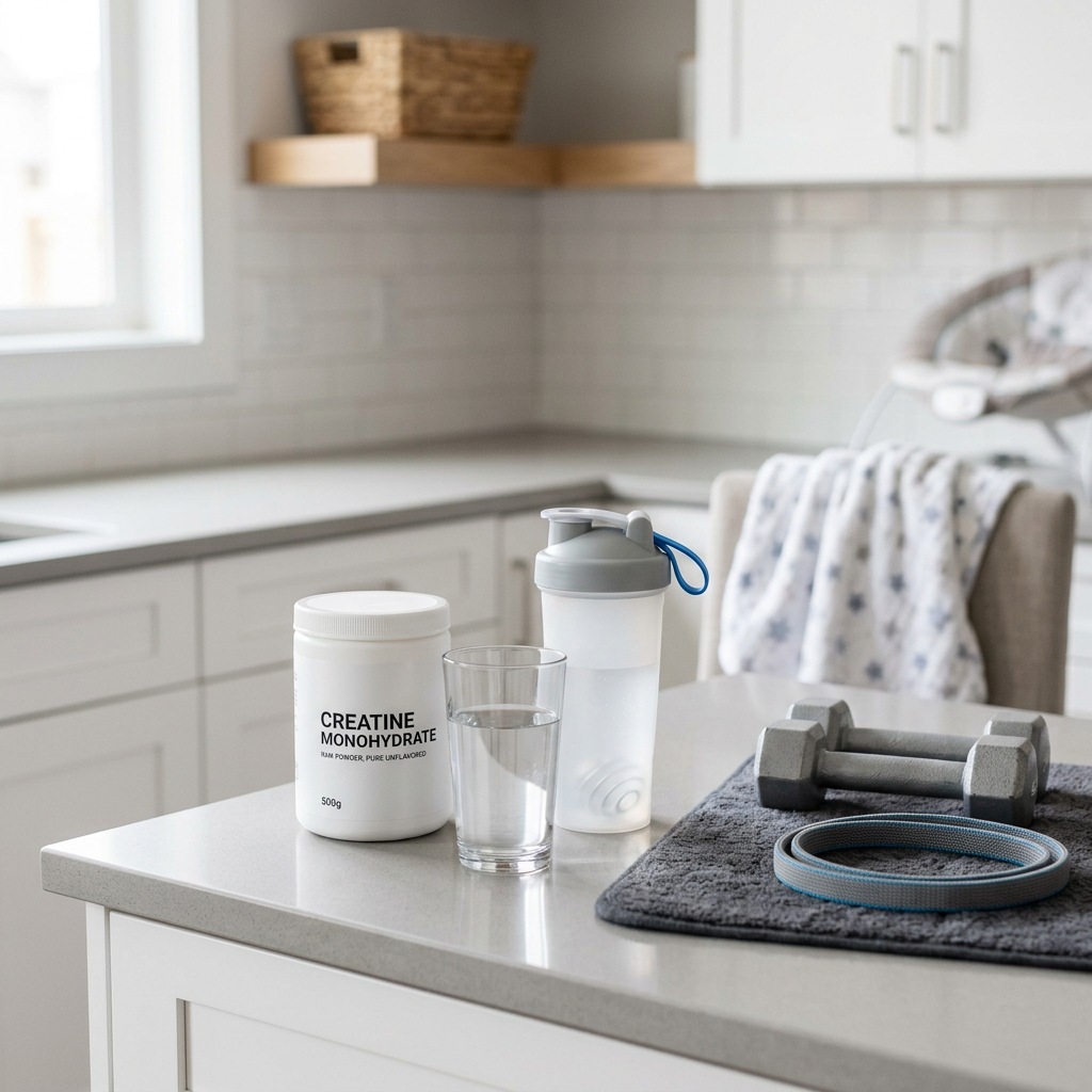 creatine postpartum — illustrative photo