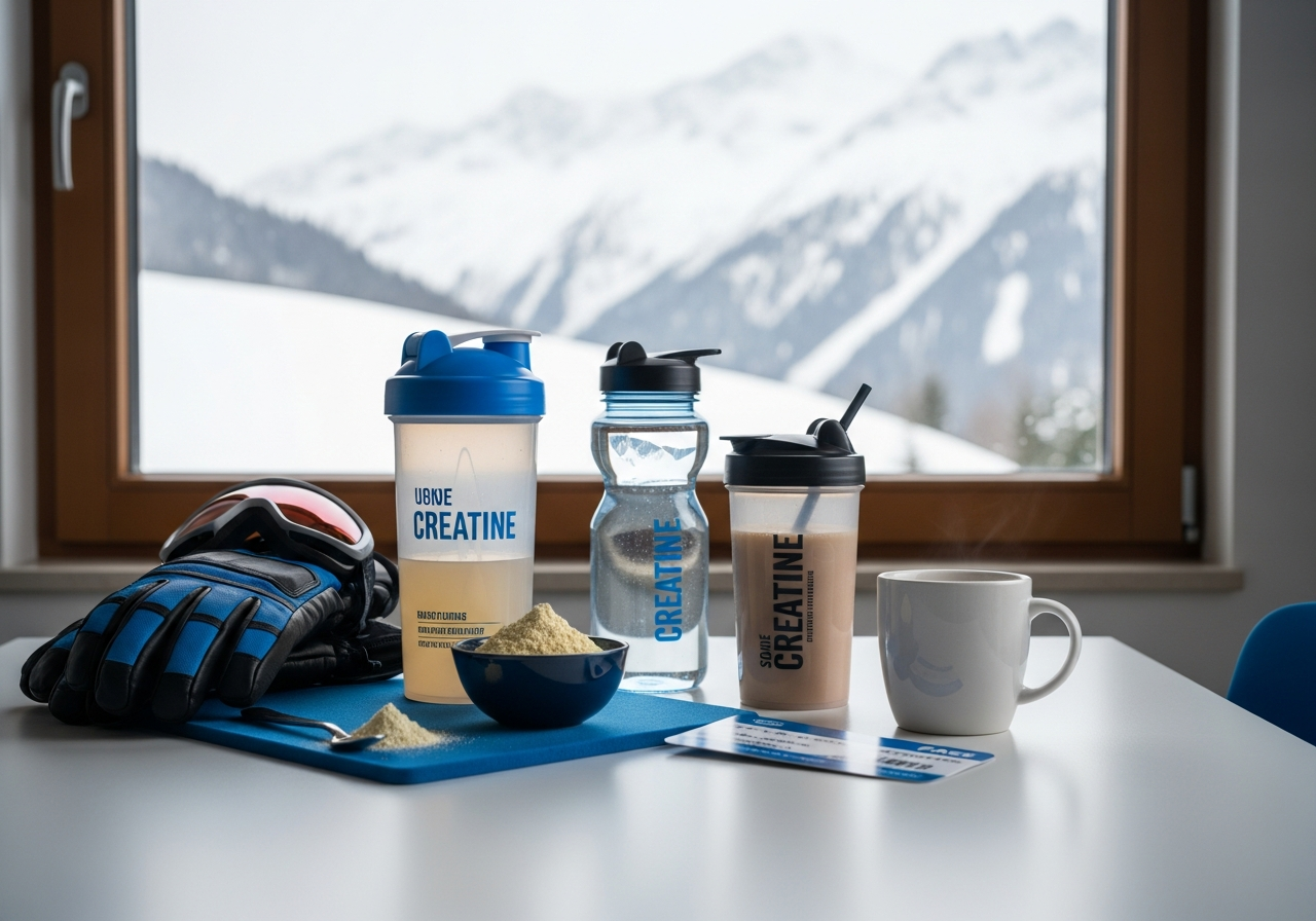 Timing, hydration, caffeine, and what to take with creatine on ski days