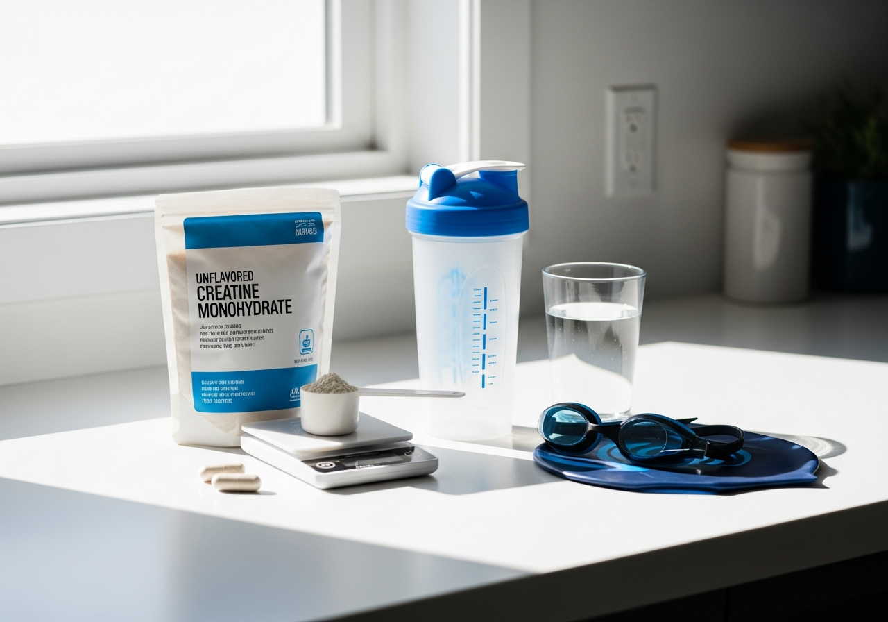 Exactly how to take creatine for swimmers: the simplest step-by-step plan