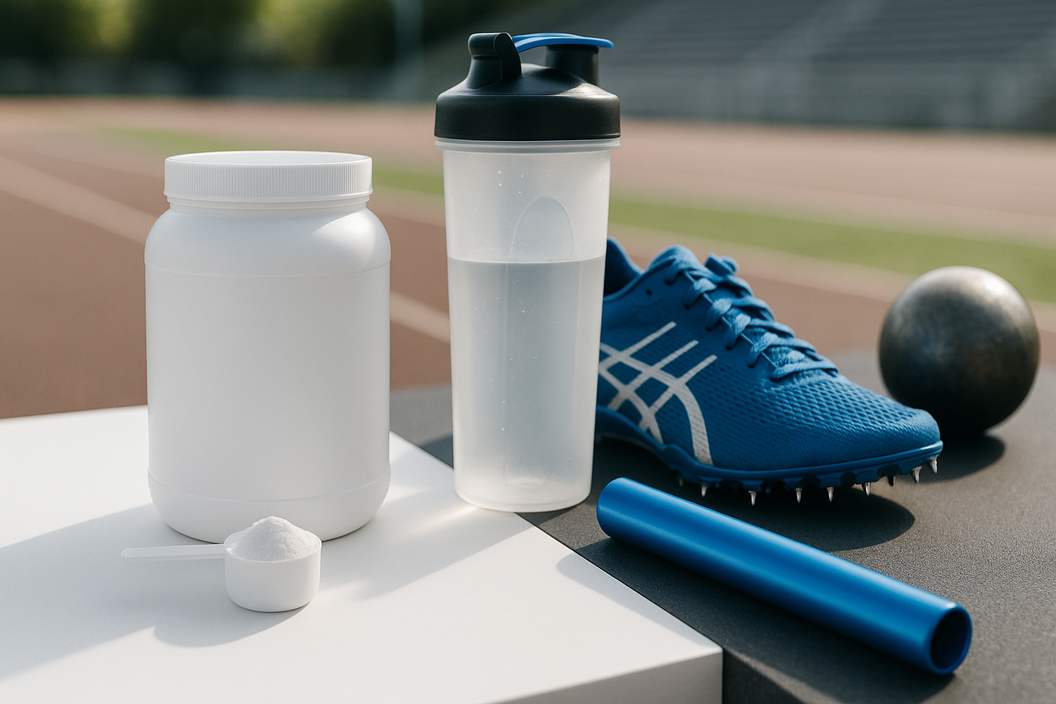 créatine pour l’athlétisme — photo illustrative