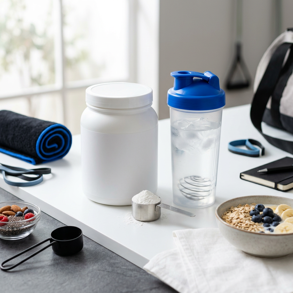 creatine for vegan athletes — illustrative photo