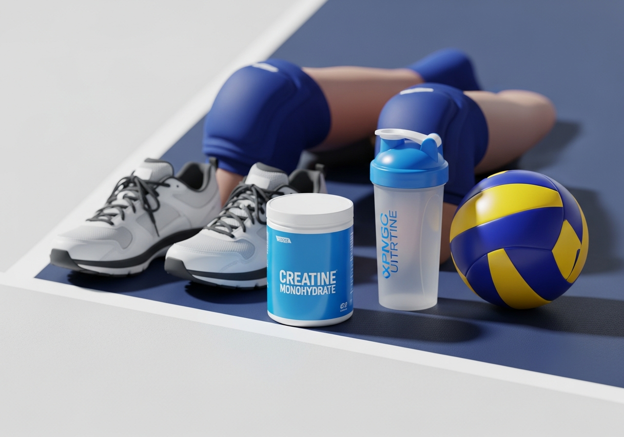 creatine for volleyball — illustrative photo