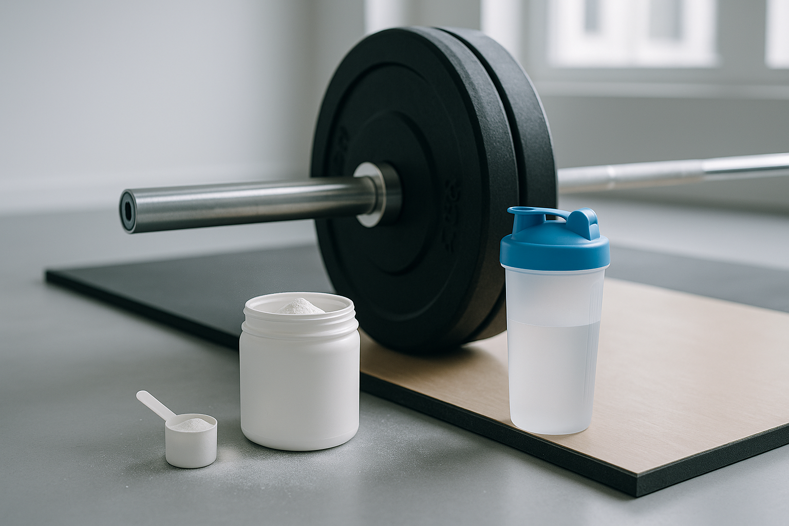 creatine for olympic weightlifting — illustrative photo