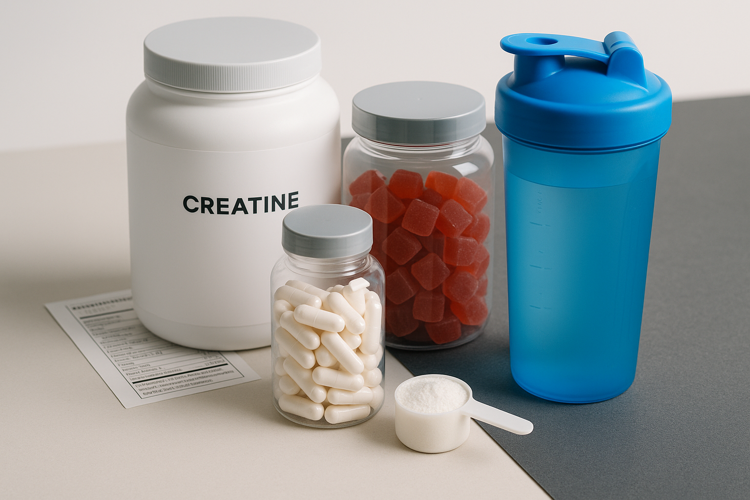 Le meilleur type de créatine à acheter dans le nord du Canada est habituellement la monohydrate ordinaire — voici comment les options se comparent