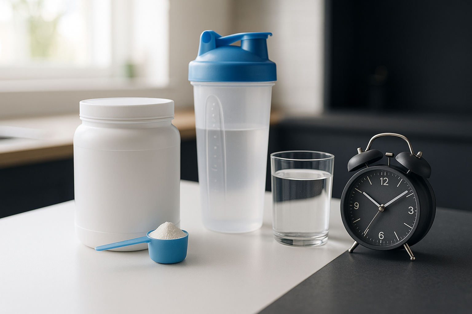 creatine morning vs night — illustrative photo