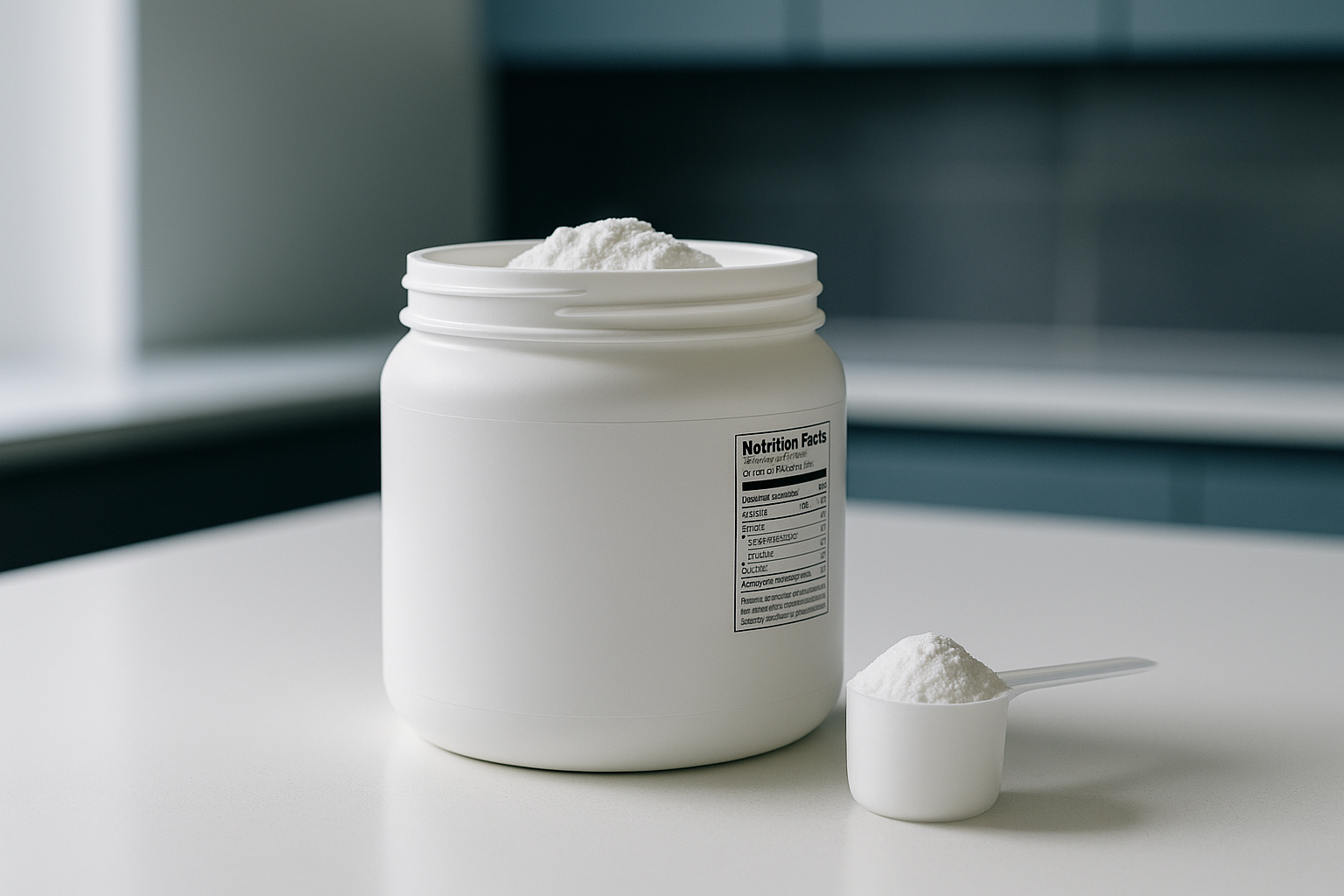 valeurs nutritives de la créatine — photo illustrative