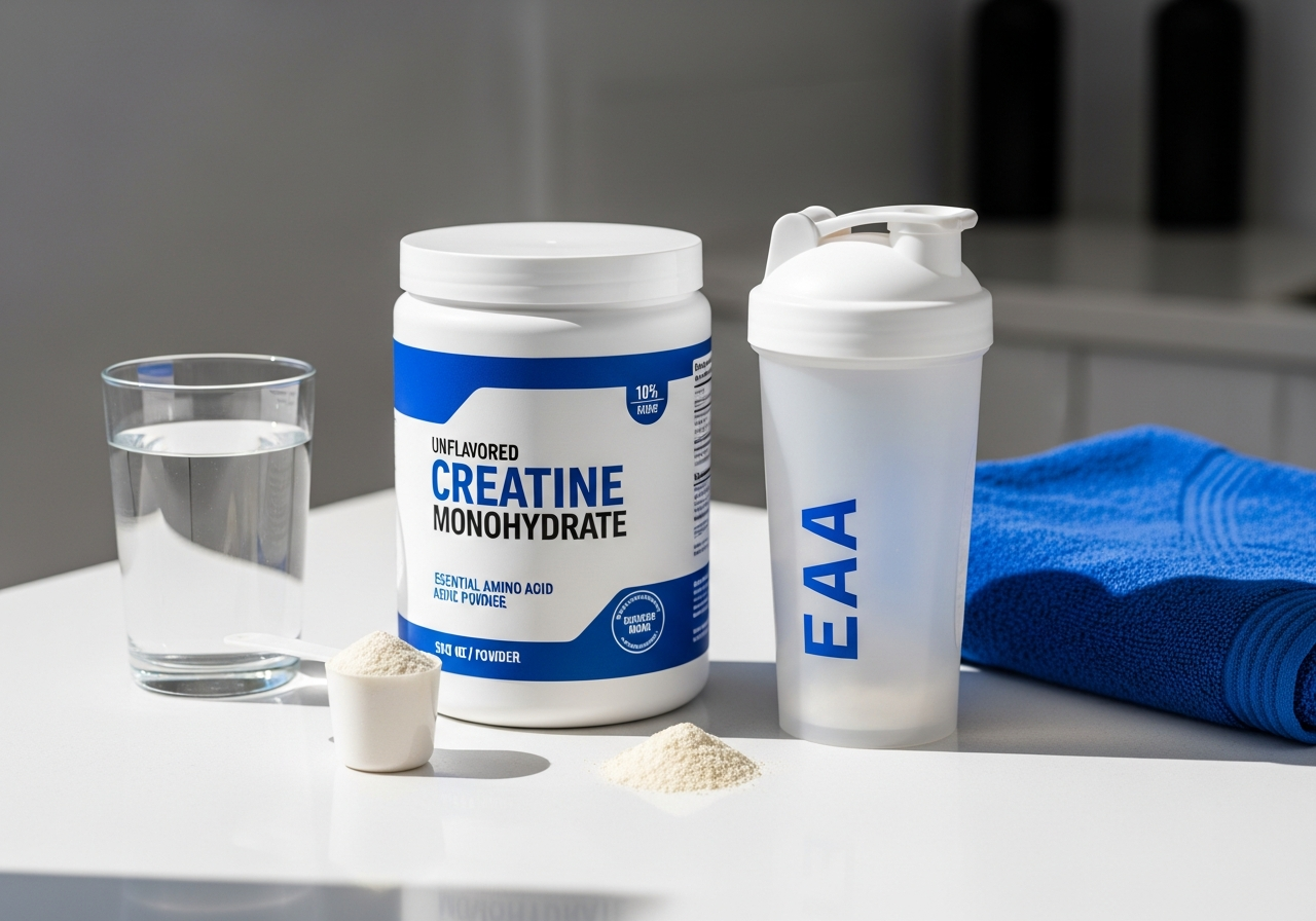 créatine vs eaas — photo illustrative
