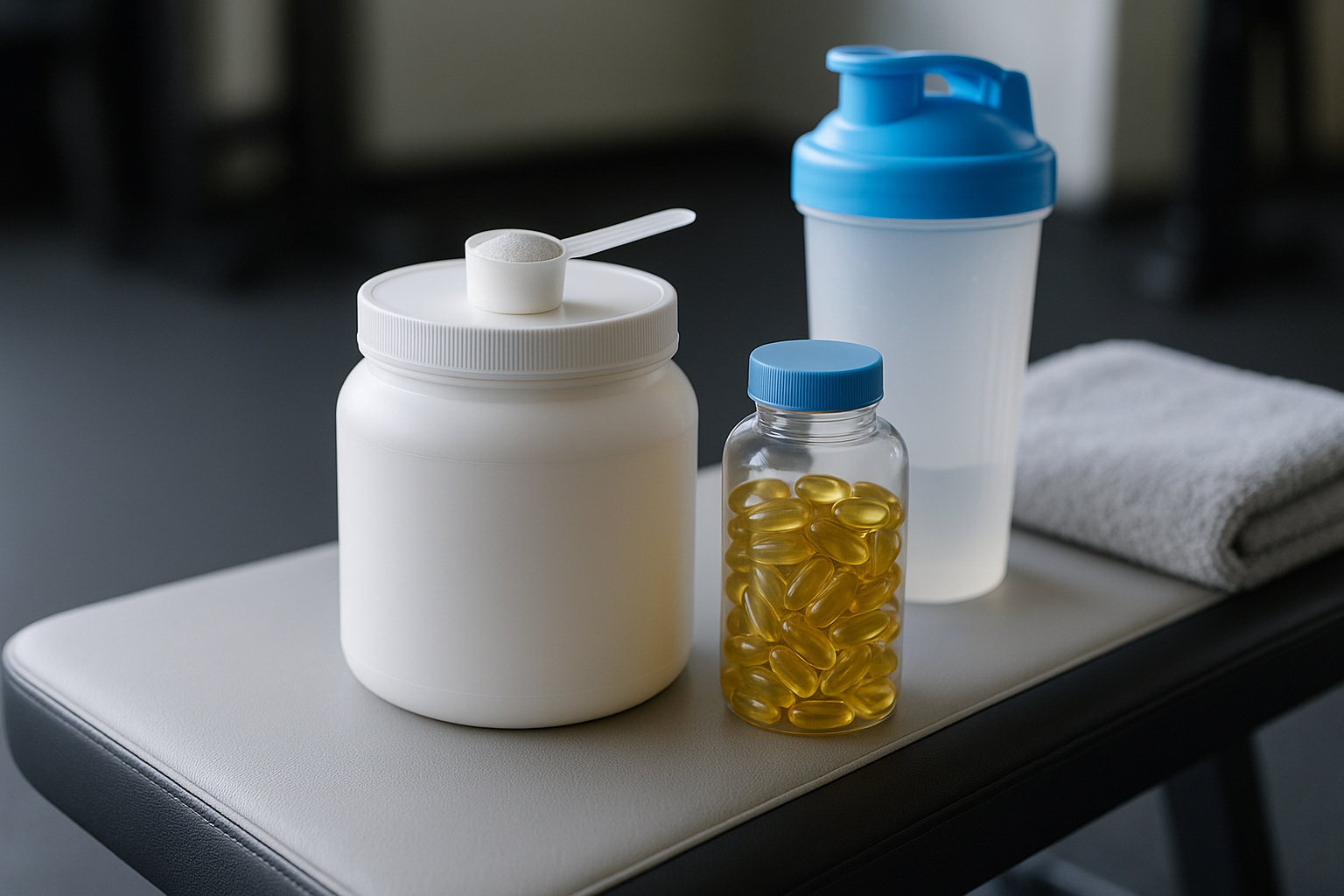 creatine vs fish oil — illustrative photo