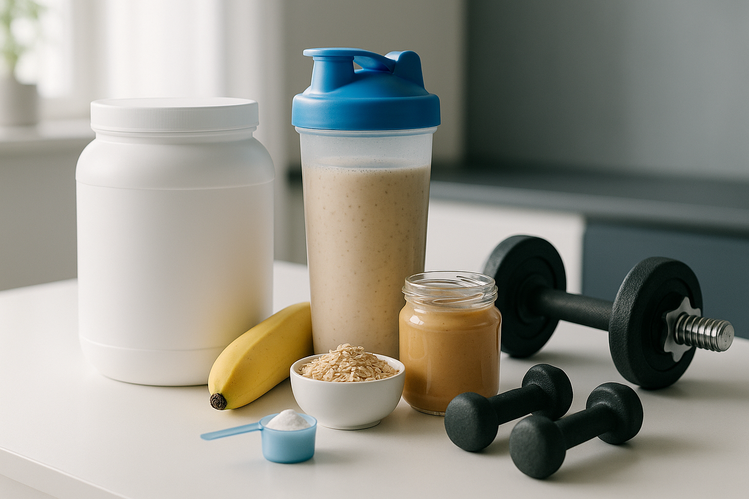 creatine vs mass gainer — illustrative photo
