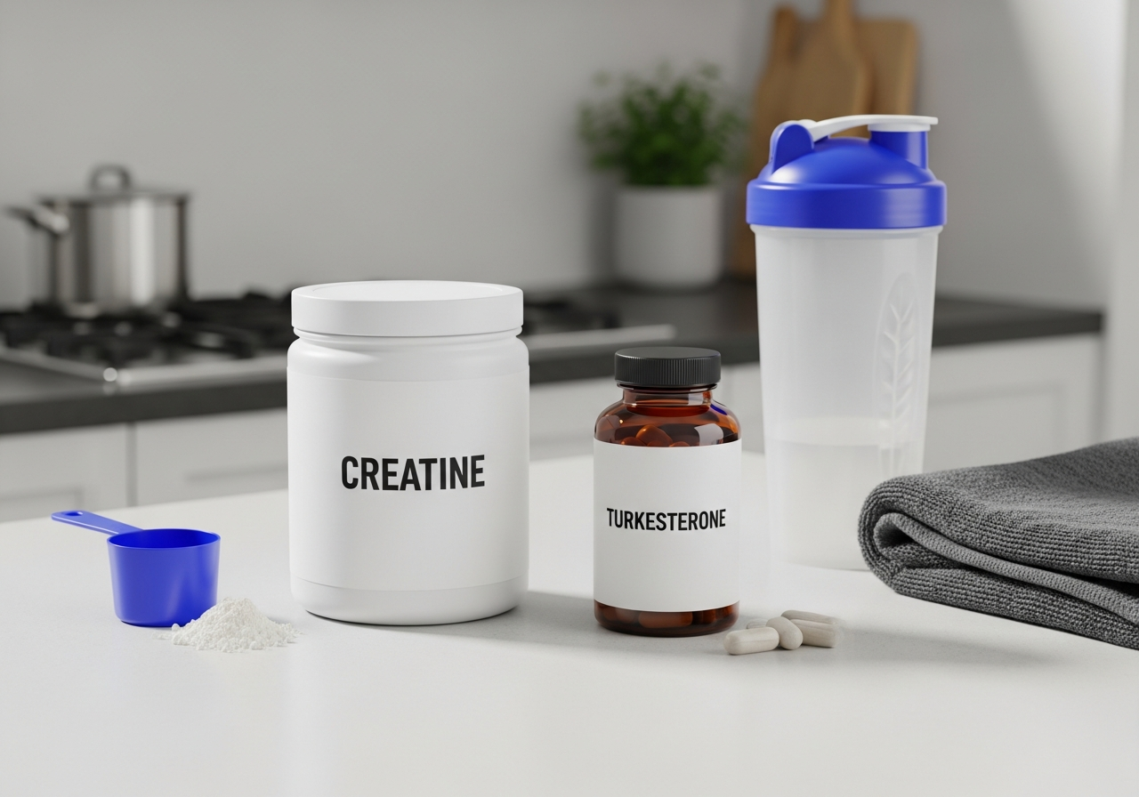 créatine vs turkesterone — photo d’illustration