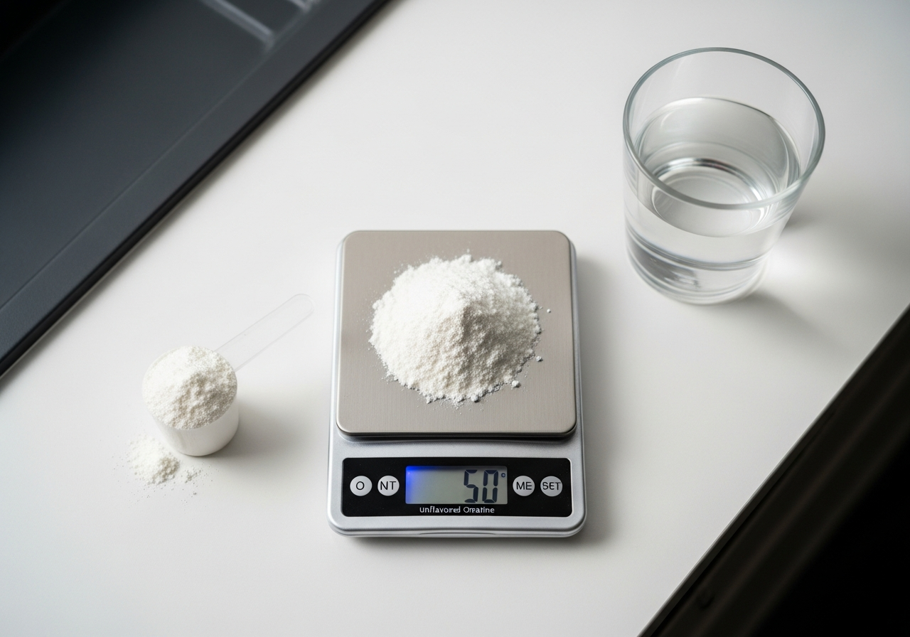 How many calories are in 5 g of creatine? The practical tracking answer