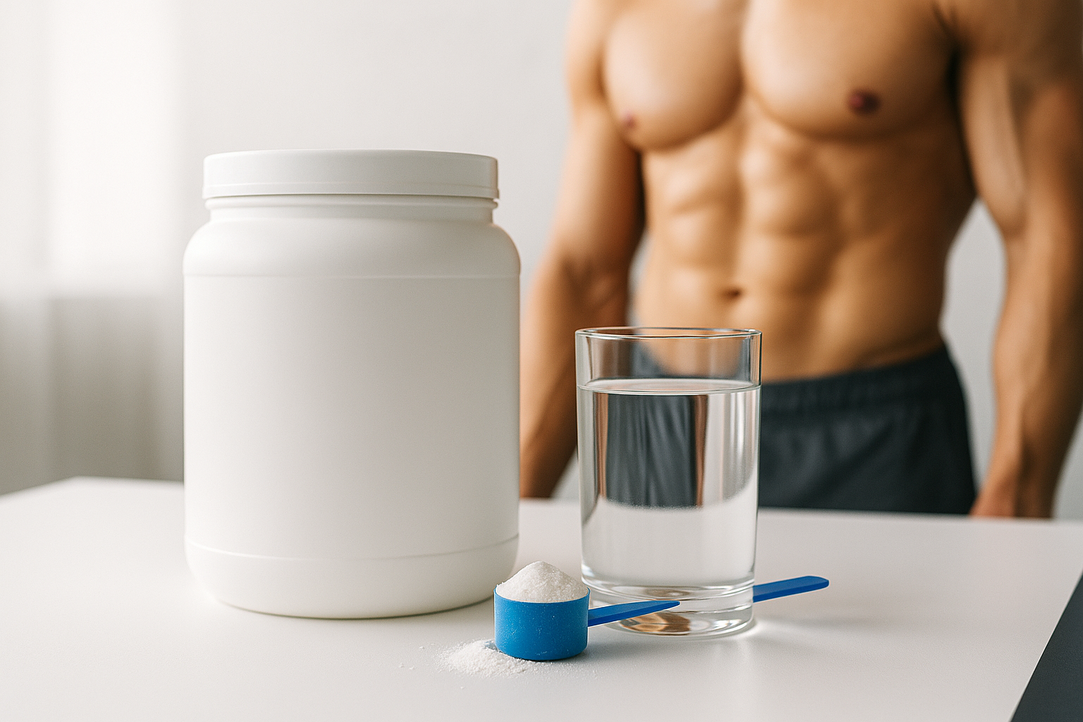 does creatine make you look bigger — illustrative photo
