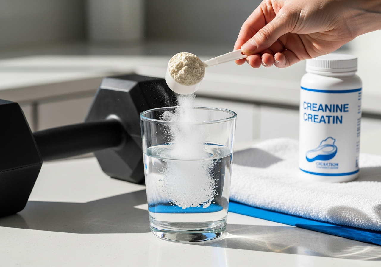 Why creatine can change thirst: the actual water-shift mechanism