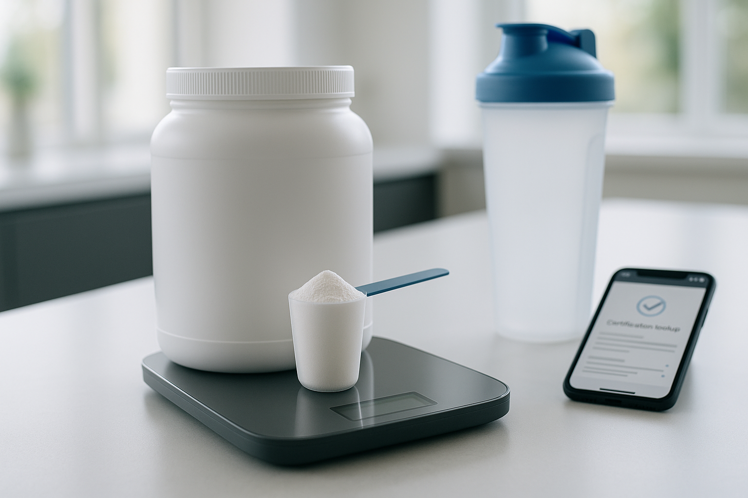 créatine testée par une tierce partie au Canada — photo illustrative