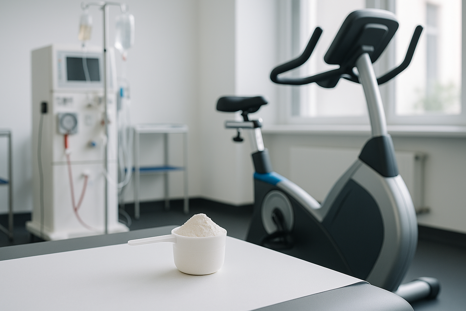 Hemodialysis creatine trial will test exercise combo — illustrative photo